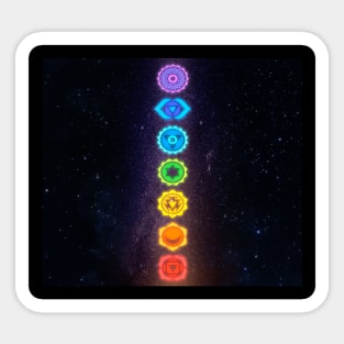 7 Chakras Sticker